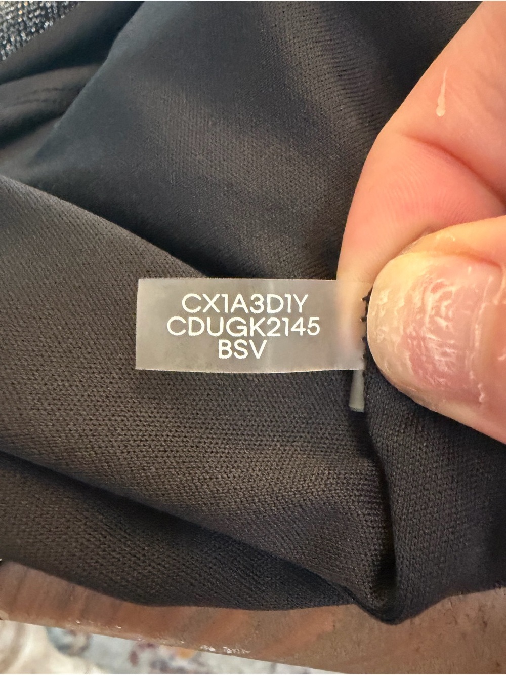 Calvin Klein Metallic Silver Ruched Knot Long Sleeve Cocktail Dress - Picture 8 of 14